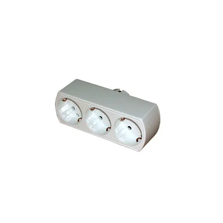 Ficha  Adaptadora Tripla C/Terra Frontal 45G 16A .