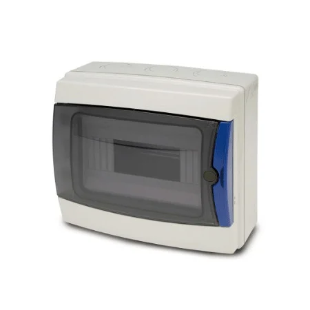 Quadro  Saliente  Ip65  Porta Transparente 8M 390.