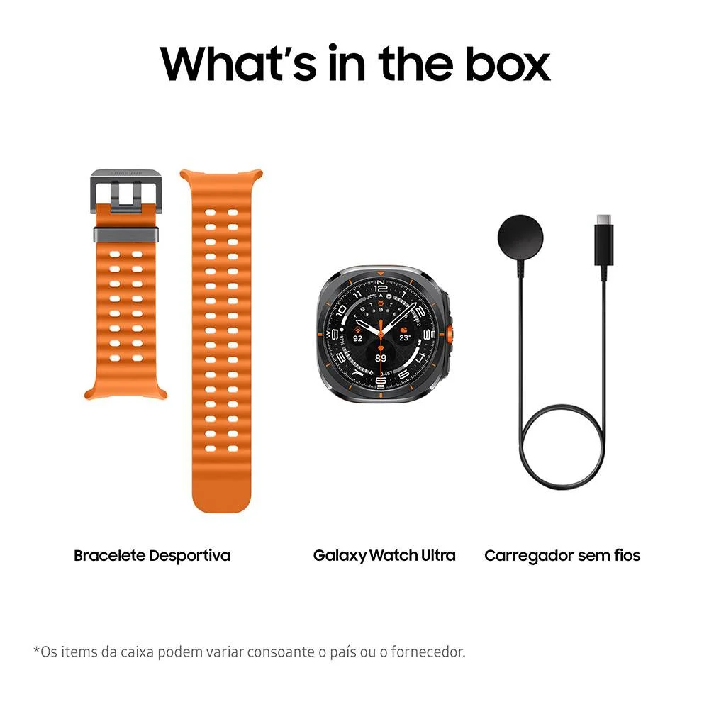 Smartwatch Samsung Galaxy Watch Ultra Lte 47mm - Cinzento Titânio/Laranja