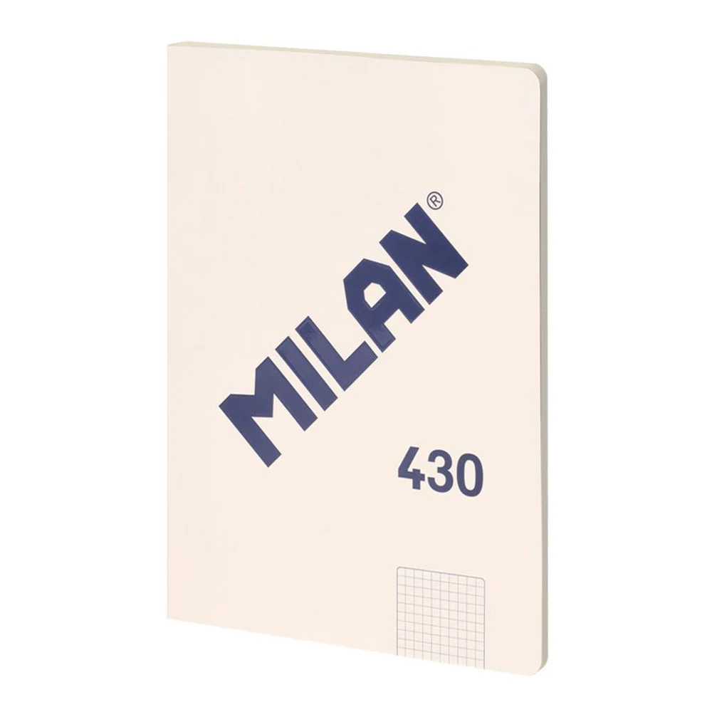 Caderno quadrado colado a4, bege.