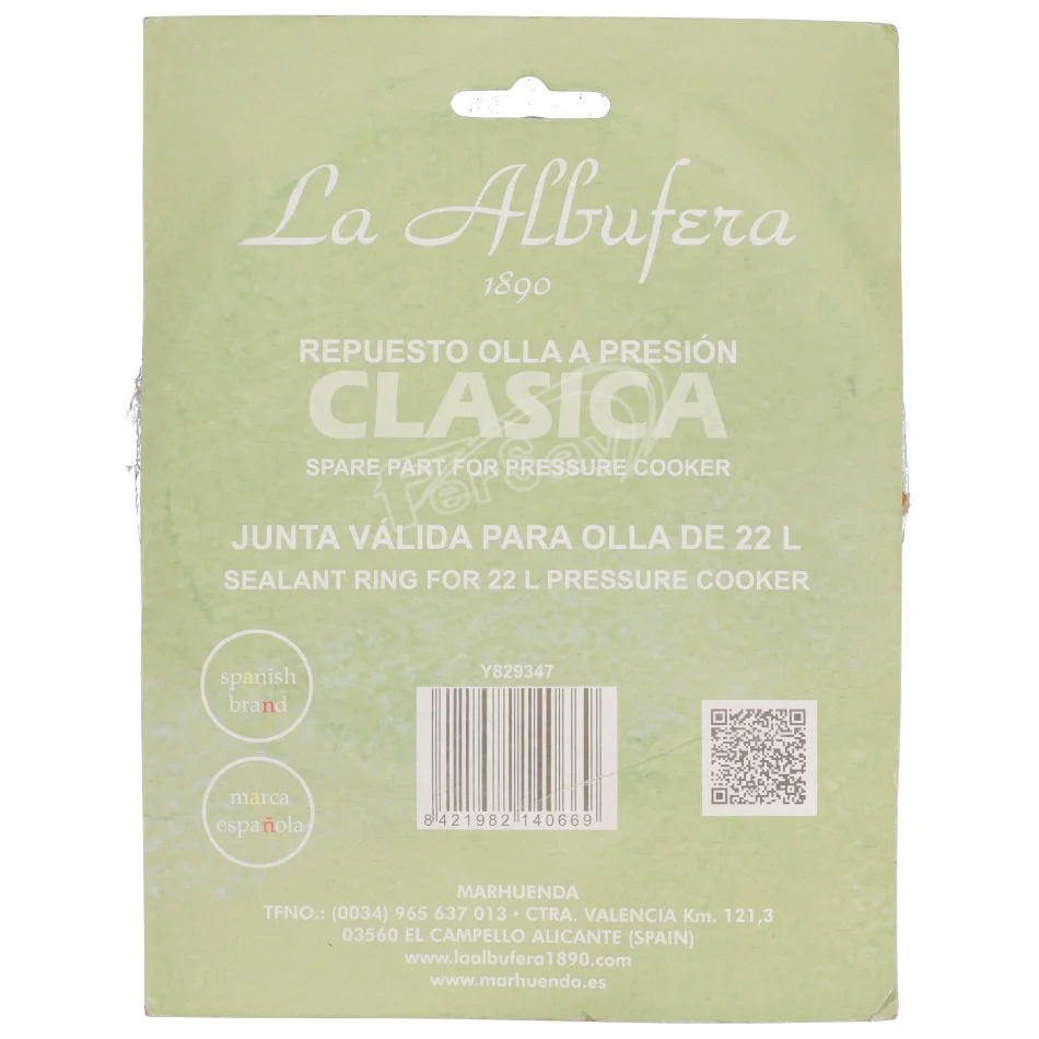 Junta de silicone La Albufera