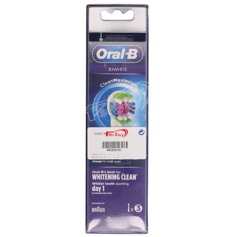Cabezal Braun cepillo electrico 3 recambios 3D Whi
