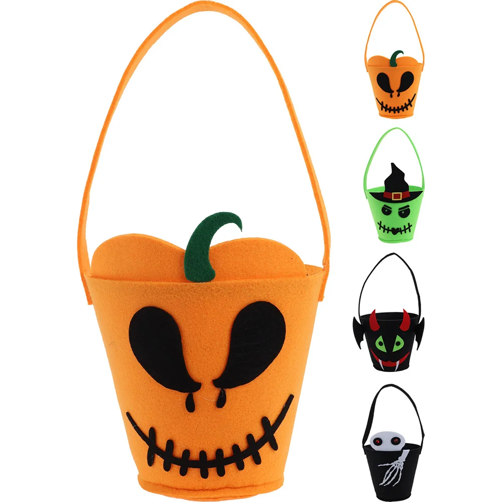 Cesto para Doces Halloween, Borracha Eva. 4 Model.
