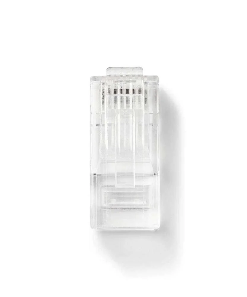 Conector Rj45 Rj45 Pass Through Utp Cat5 Trenza.