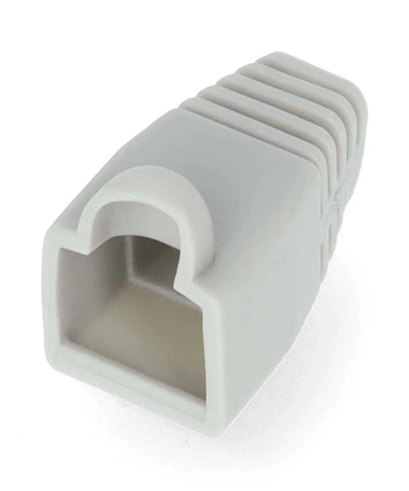 Manga de Proteção de Cabo de Pvc Rj45 Cinzento .