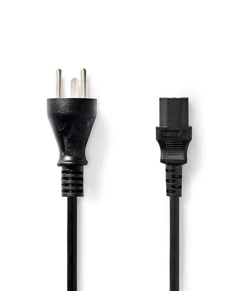 Cabo de Alimentação Dinamarca Macho Iec-320-C13 .