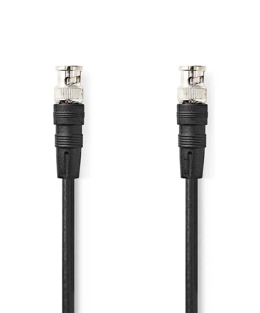 Cable de Vídeo Bnc  Bnc Macho  Bnc Macho  Niquela.