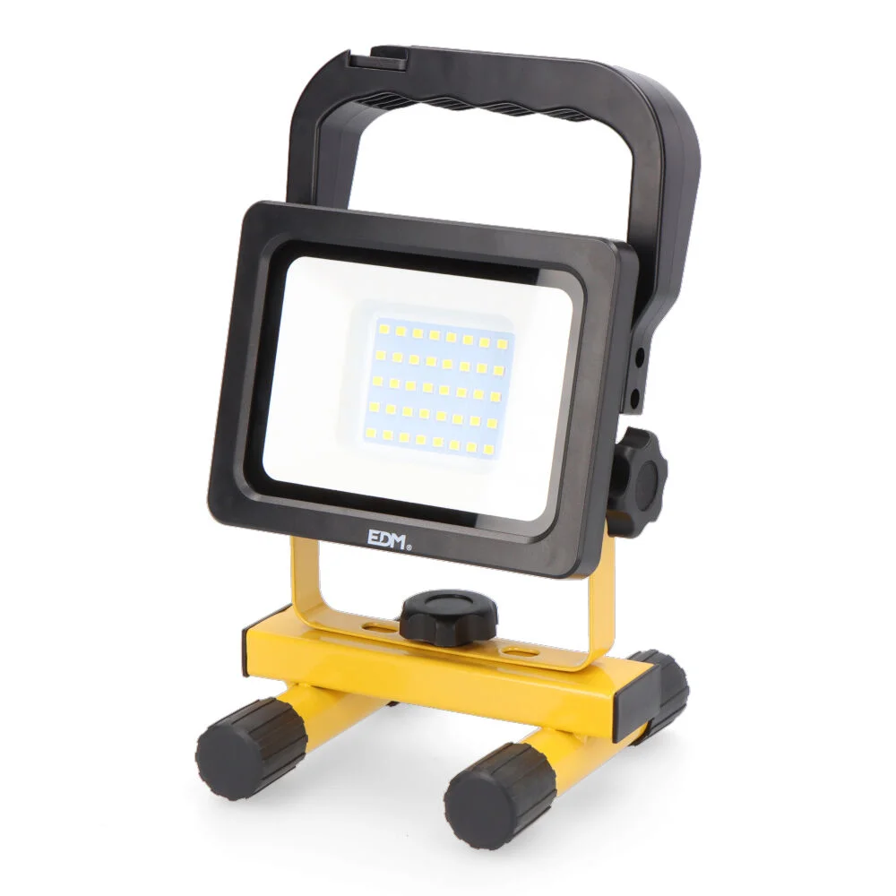Projetor LED Recarregável 20w 2000lm 6500k Edm