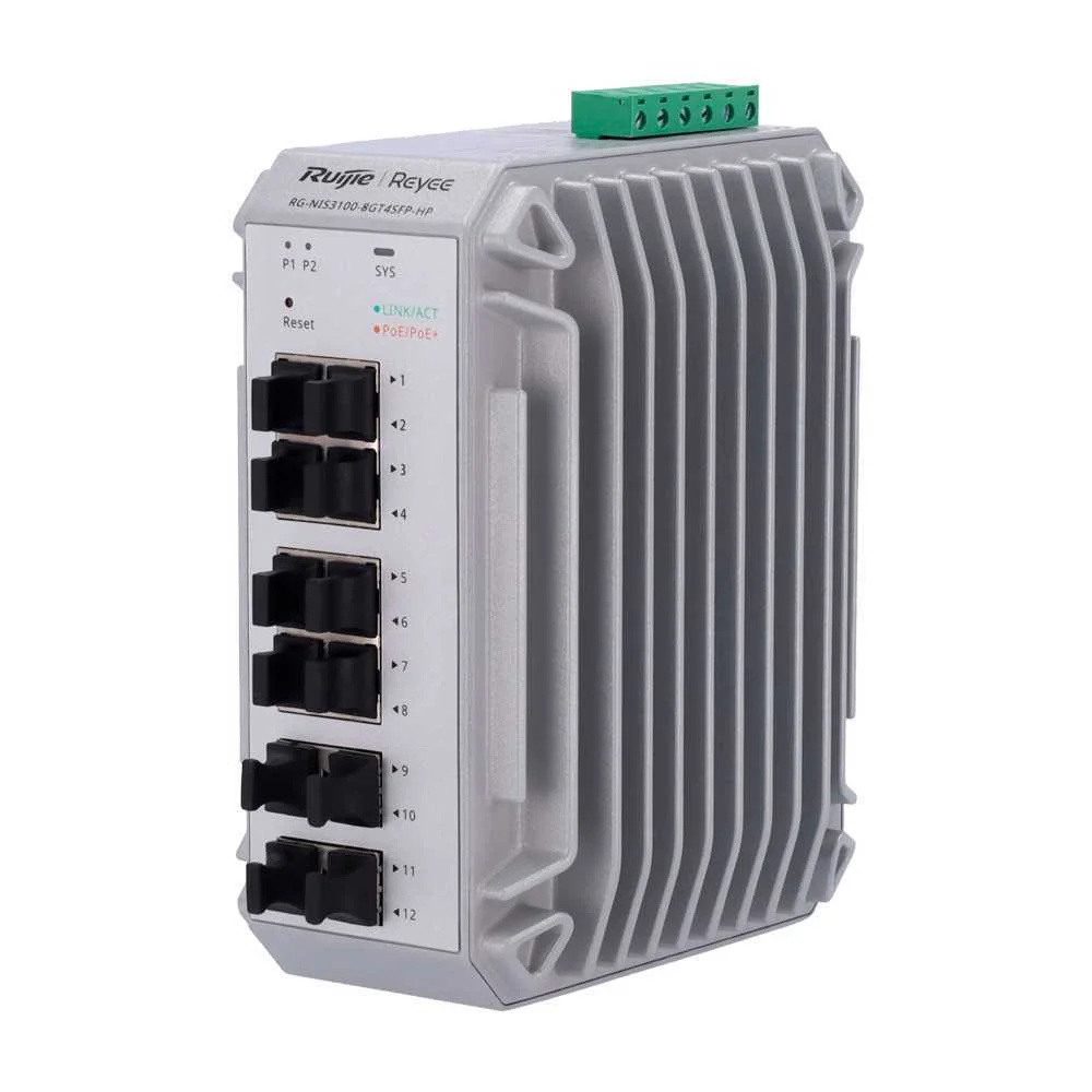 Reyee Switch Industrial Poe Cloud Capa 2 - 8 Port.