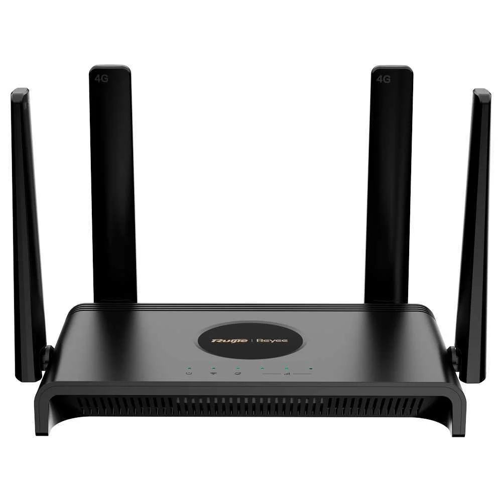 Reyee Router 4g Soho - 4 Portas Ethernet Rj45 Fast Ethernet - 4g (Lte) Cat 4 Até 150mbps - Ranhura P