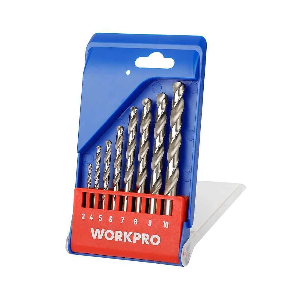 Brocas de Metal, Conjunto de 8 Pe&ccedil;as. Workpro