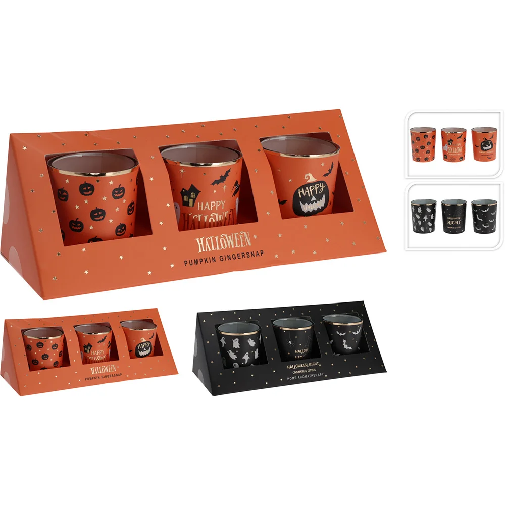 Velas aromáticas halloween, cores sortidas. basics