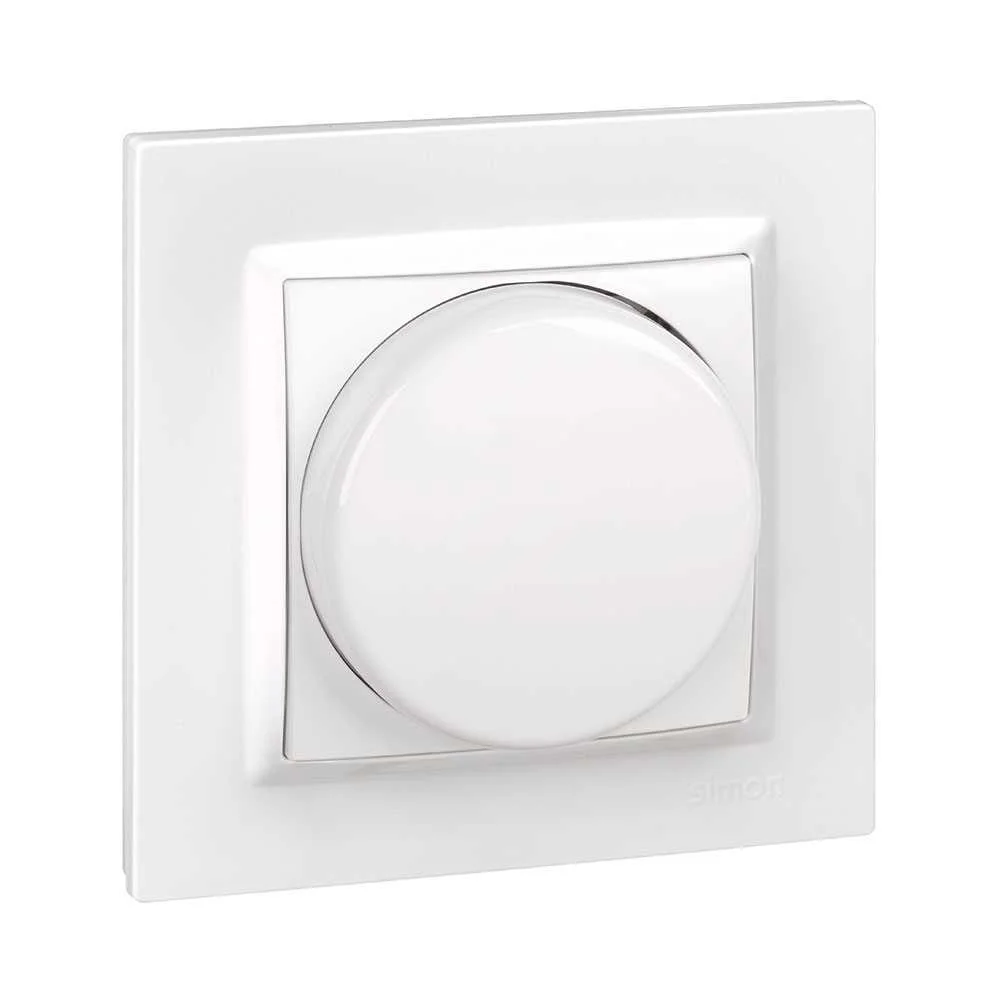Interruptor led branco regular com moldura