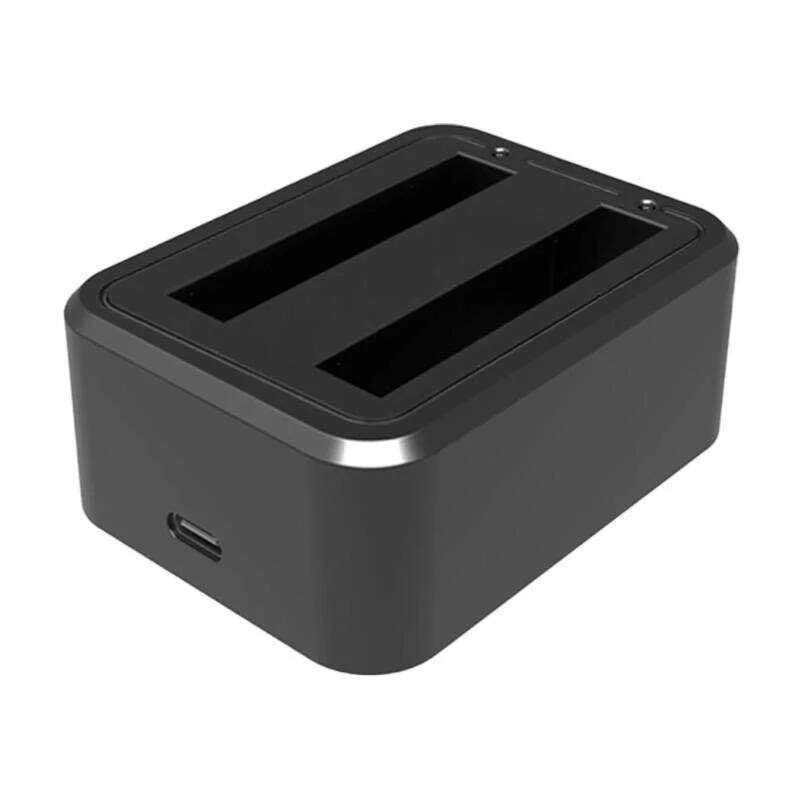 Carregador de Baterias Duplas Usb Puluz Para Inst.