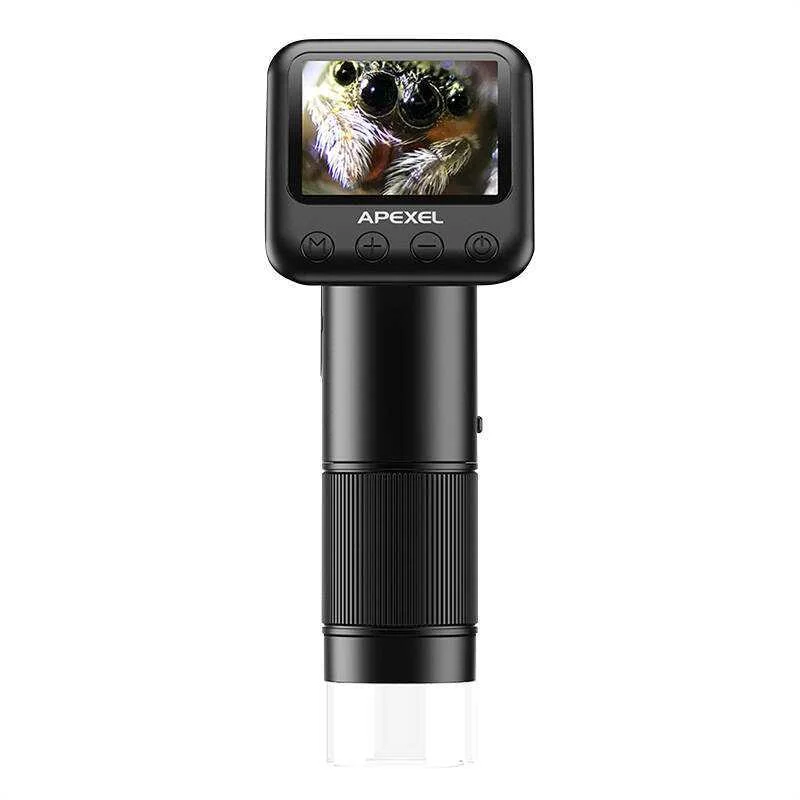 Apexel Apl-Ms008 Lcd Digital Microscope (Black)