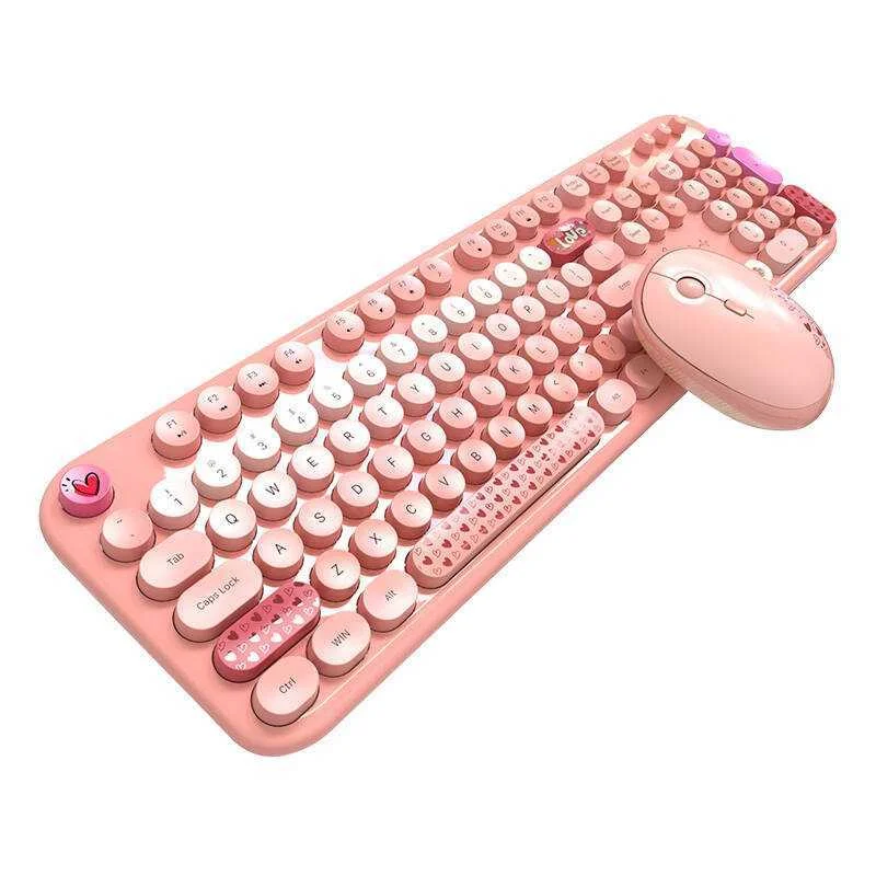 Conjunto de teclado e rato sem fios Mofii Lovely .