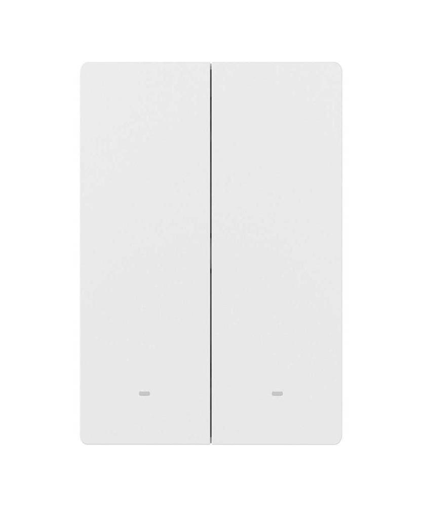 Sonoff M5 Matter Switchman Smart Wall Switch, 2-Gang, Frame Version, White (M5-2c-80w)