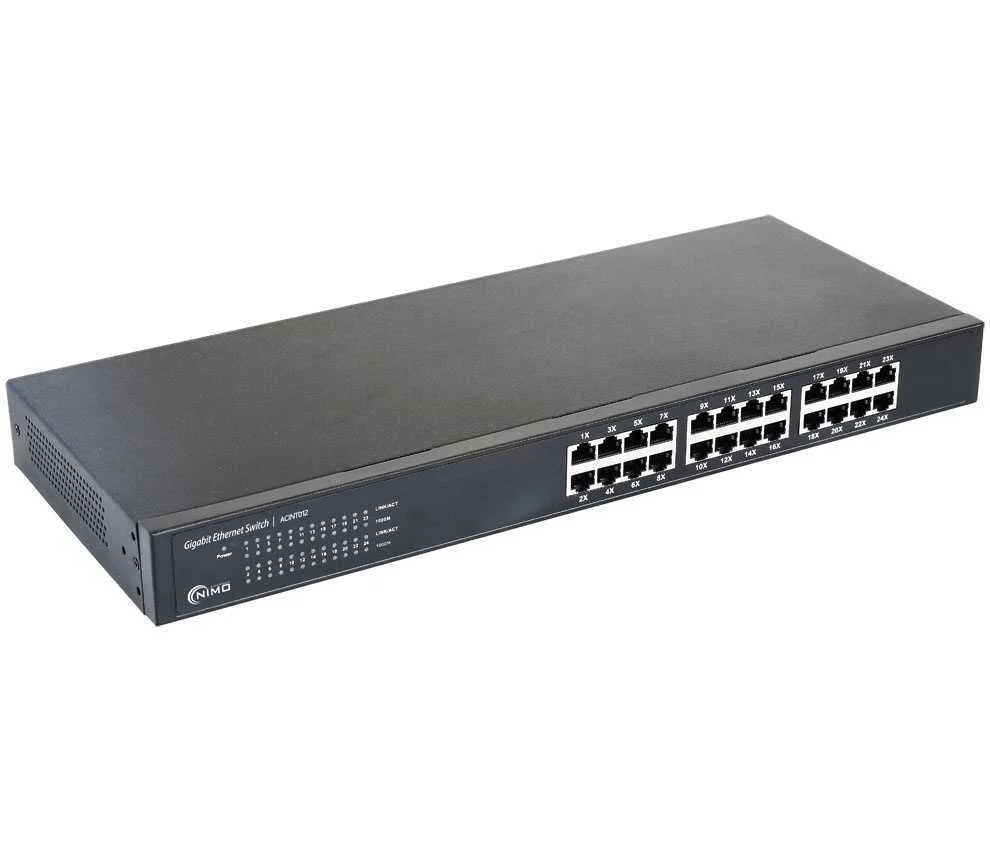 Switch Gigabit 100/1000mbps 24 Portas - Nimo