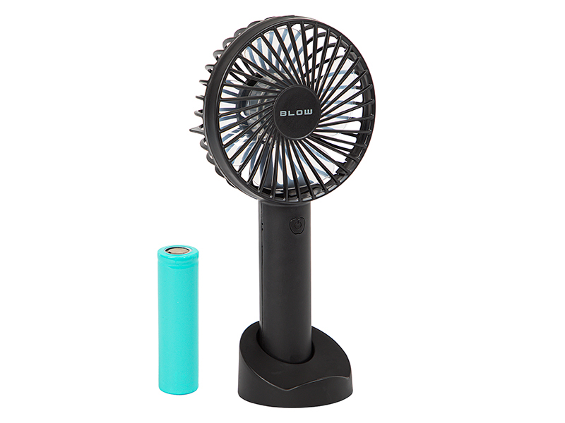 Usb Rechargeable Handheld Fan Black