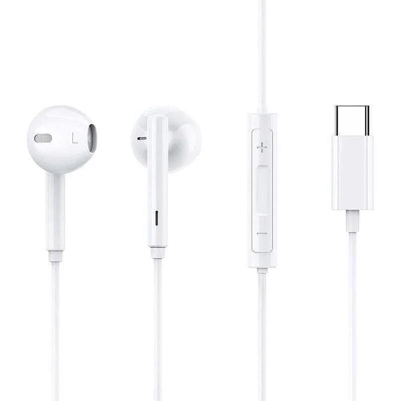 Mcdodo Hp-7500 Auscultadores com Fios, Usb-C Branco