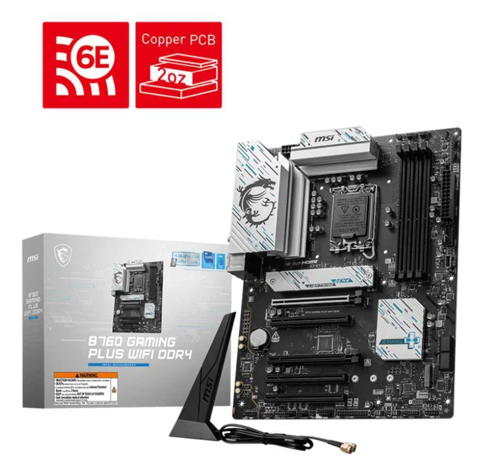 Placa-Mãe Msi Pro B760 Gaming Plus Wifi 1700 Atx