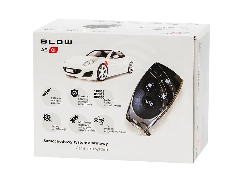 Sistema de alarme para carro soprado As1