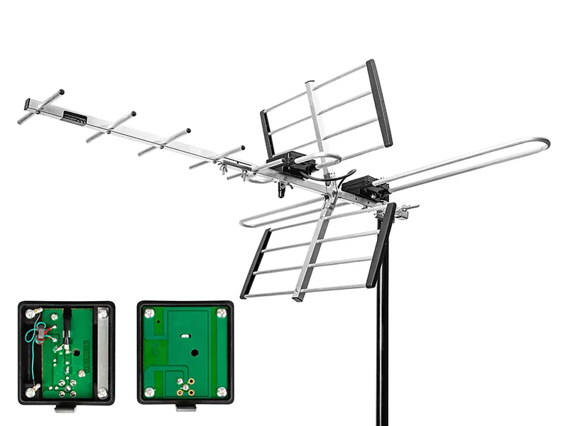 Antena Passiva Dvb-T Atd32s Vhf/Uhf Mux8