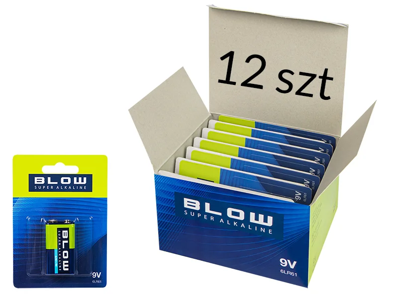 Bateria Blow Super Alcalina 9v 6lr61 Blister