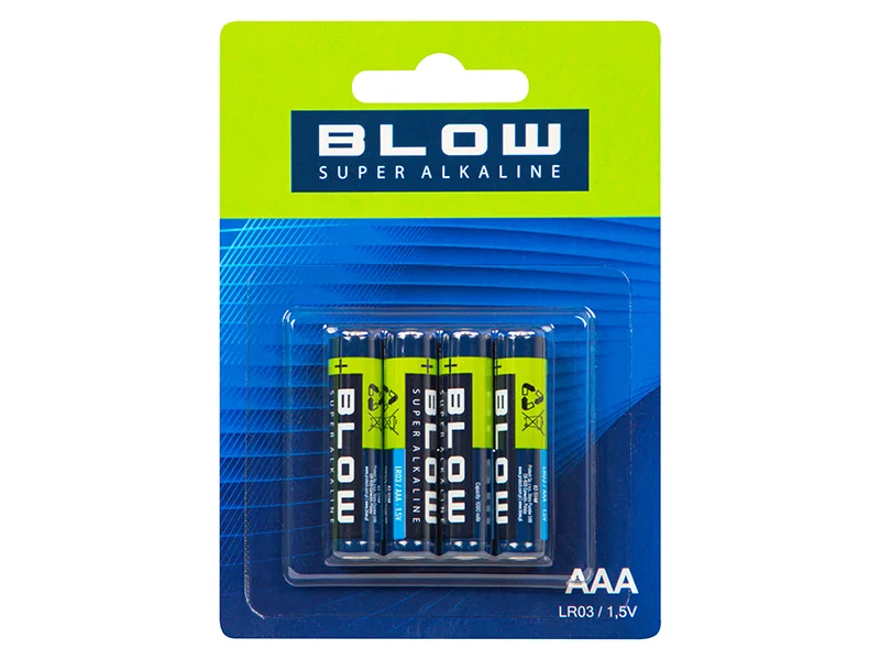 Bateria Blow Super Alcalina AAA Lr3 Blister