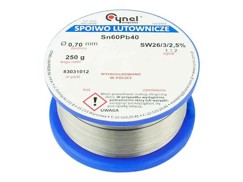 Estanho 0,70/250g/Ligação Lc60-Sw26