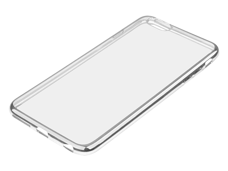 Capa iPhone 6 6s Plus Prata ""E