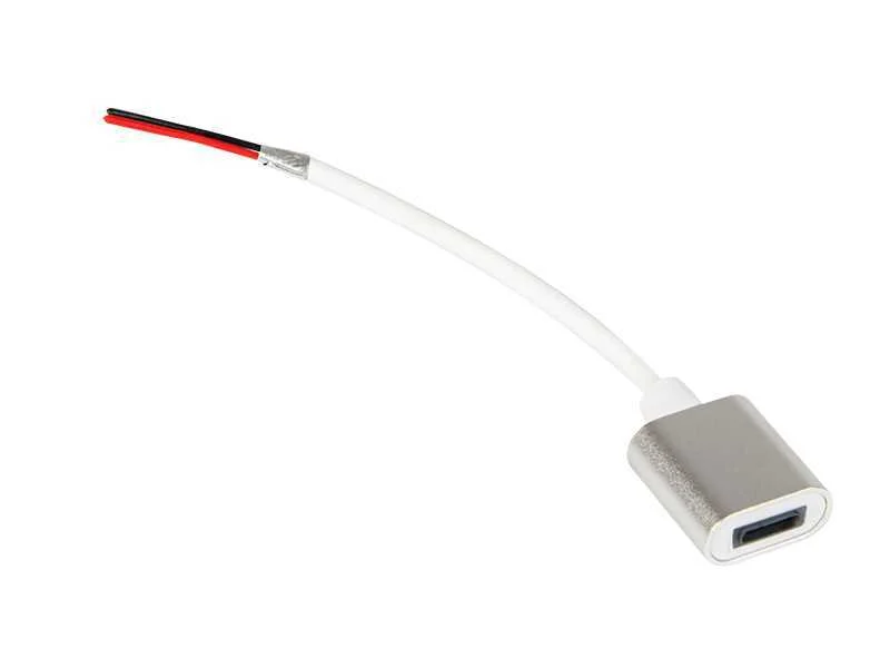 Tomada Hq Lightning com cabo de 8 cm