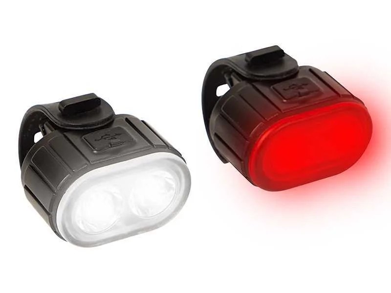 Conjunto de Luzes Dianteiras e Traseiras para Bicicleta Bl-01