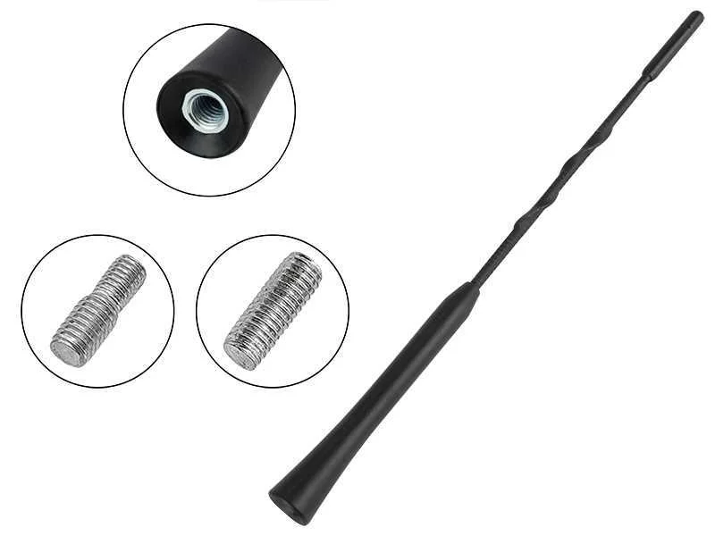 Mastro de Antena Universal para Automóvel Ura202 24cm