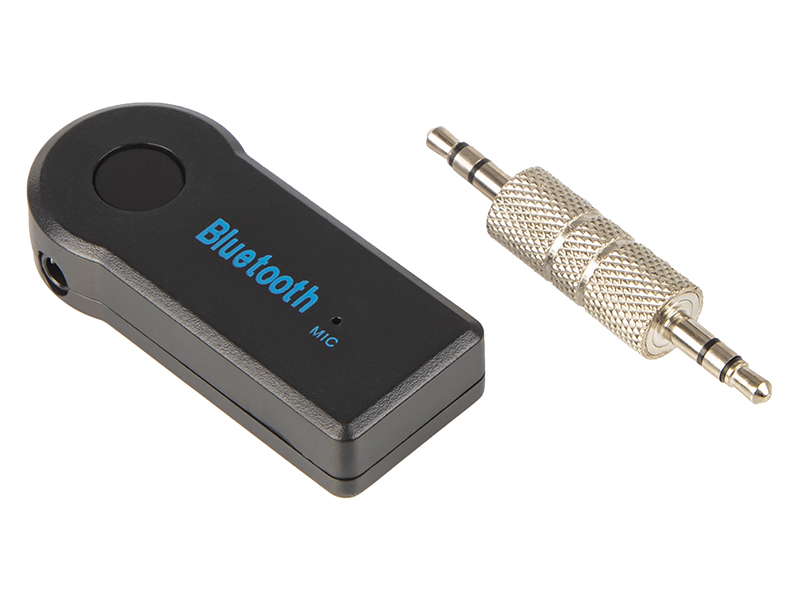 Recetor de Áudio Bluetooth Adaptador Auxiliar