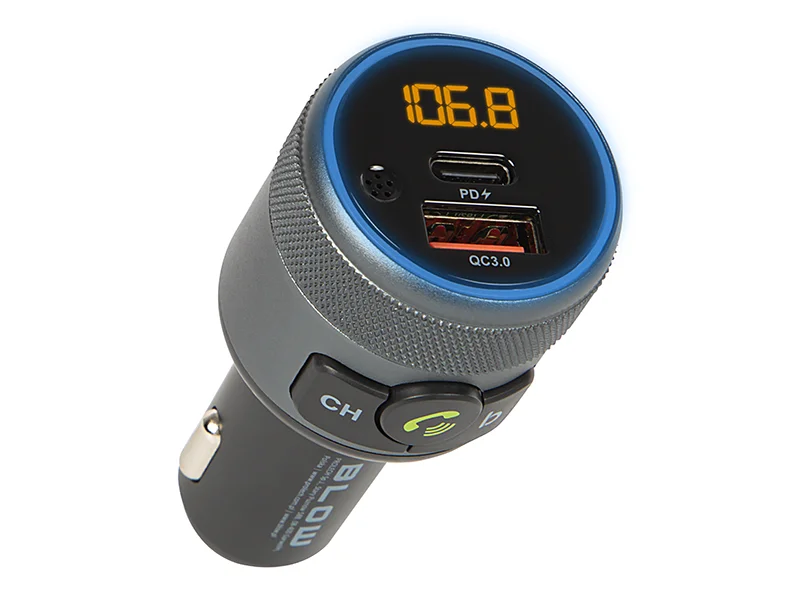 Transmissor Fm Blow Bluetooth51+Qc30 +Pd 24w