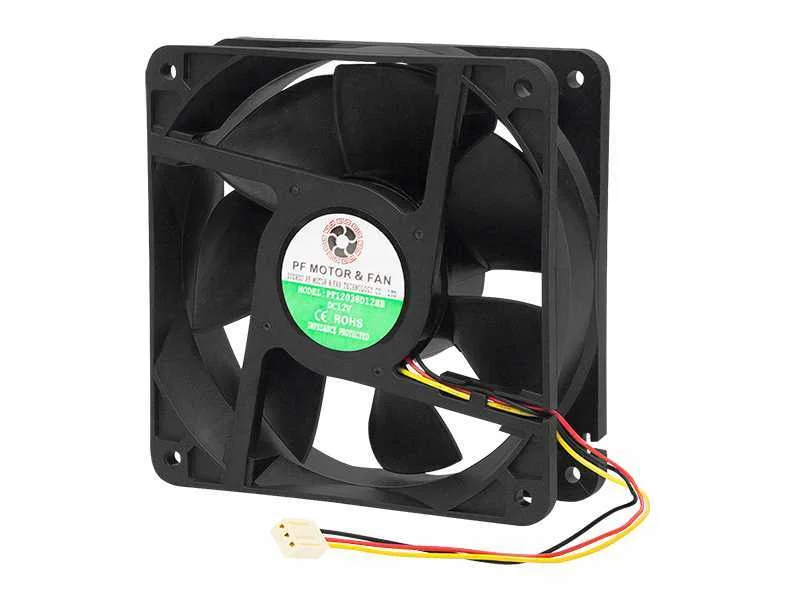 Ventilador 120x38mm 12v Bola 3-Fios