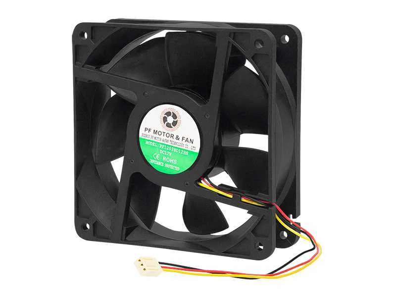 Ventilador 120x38mm 12v Slip 3-Wire