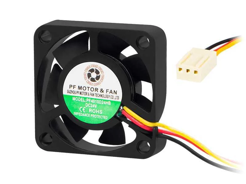 Ventilador 40x10mm 24v Bola 3-Fios