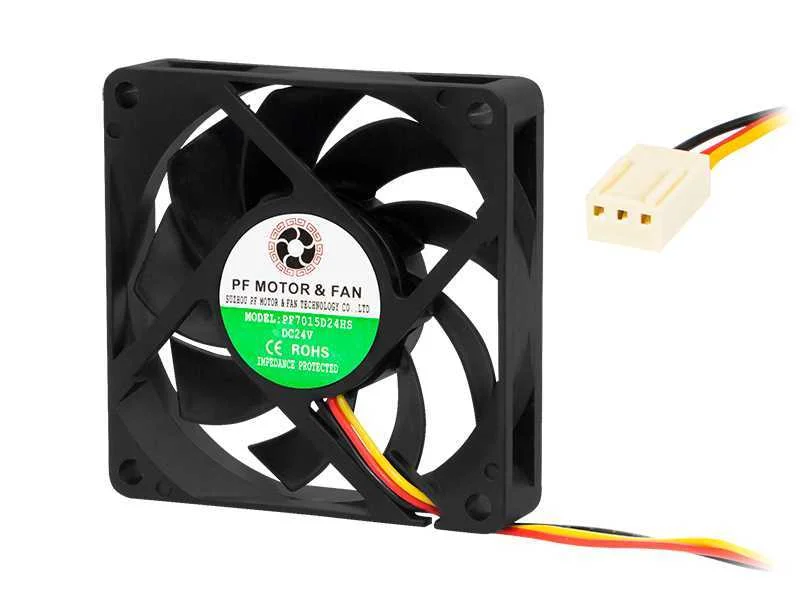 Ventilador 70x15mm 24v Slip 3-Wire