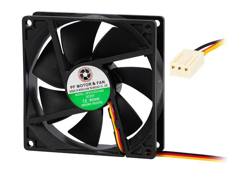 92x25mm 24v Ventilador deslizante