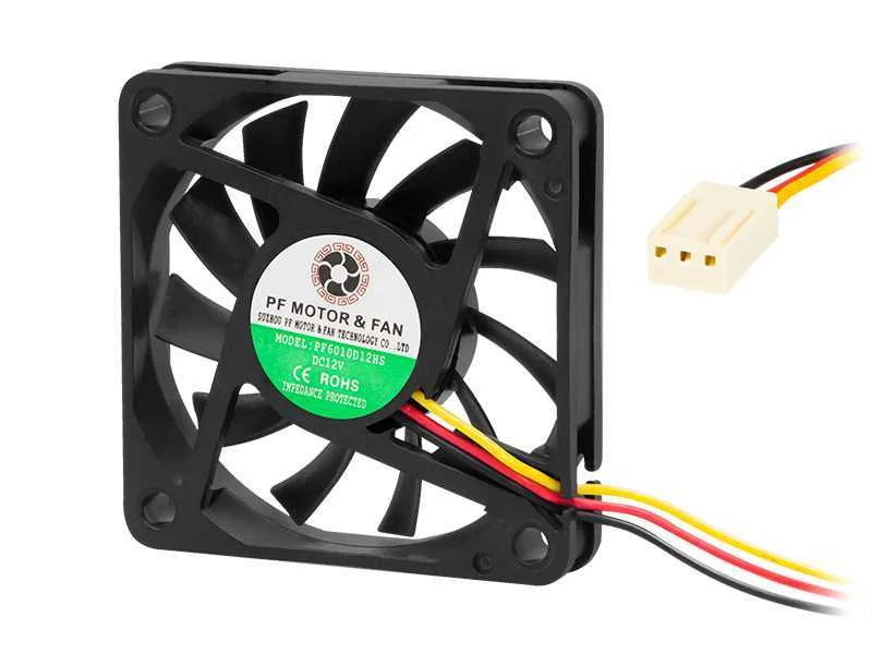 Ventilador 60x10 12v 6010d12 Deslizante