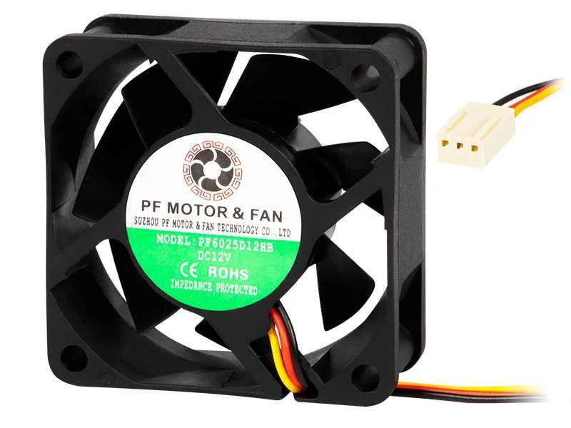 Ventilador 60x25 12v bola