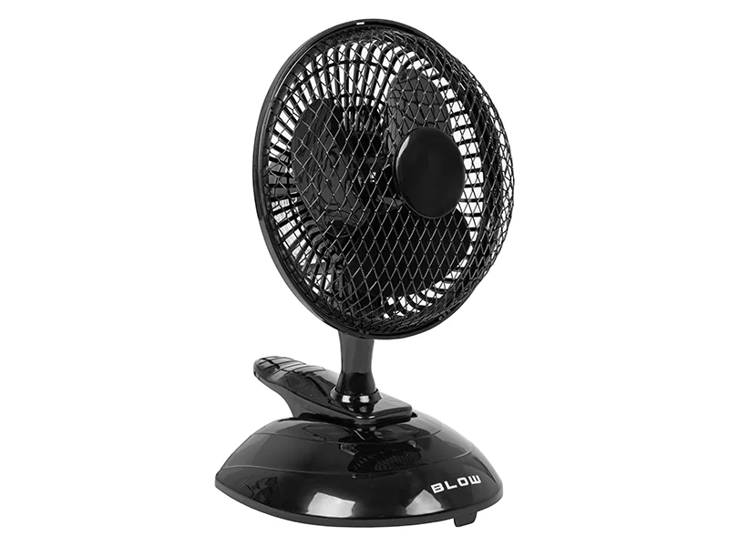 Ventoinha de Secretária 6""/15cm Clipe 25w 2em1 Preto