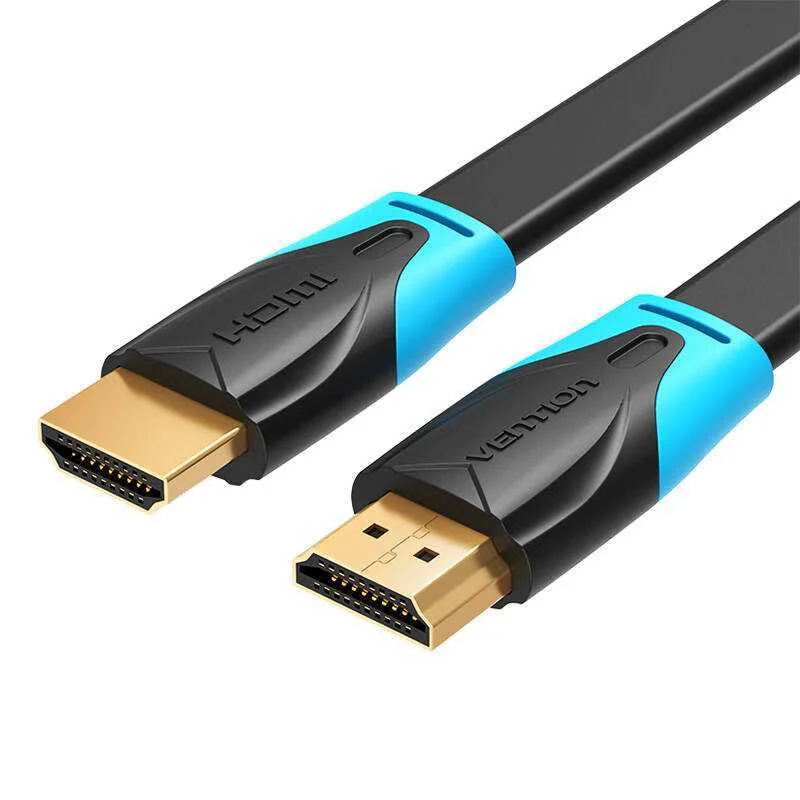 Flat Hdmi Cable Vention Vaa-B02-L200 2m 4k 60hz (Black)