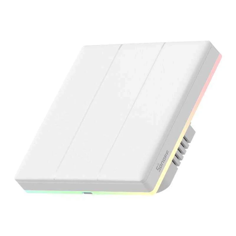 Interruptor de Parede Tátil Wi-Fi Inteligente Sonoff Tx T5 3c 3