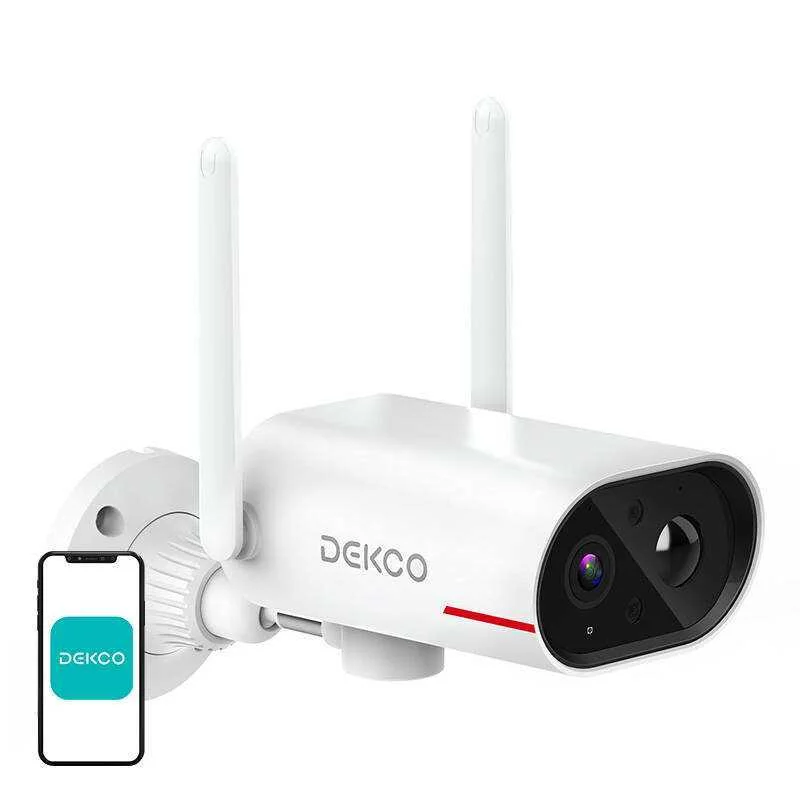 Câmara de Exterior Ip com Painel Solar Dekco Dc8l