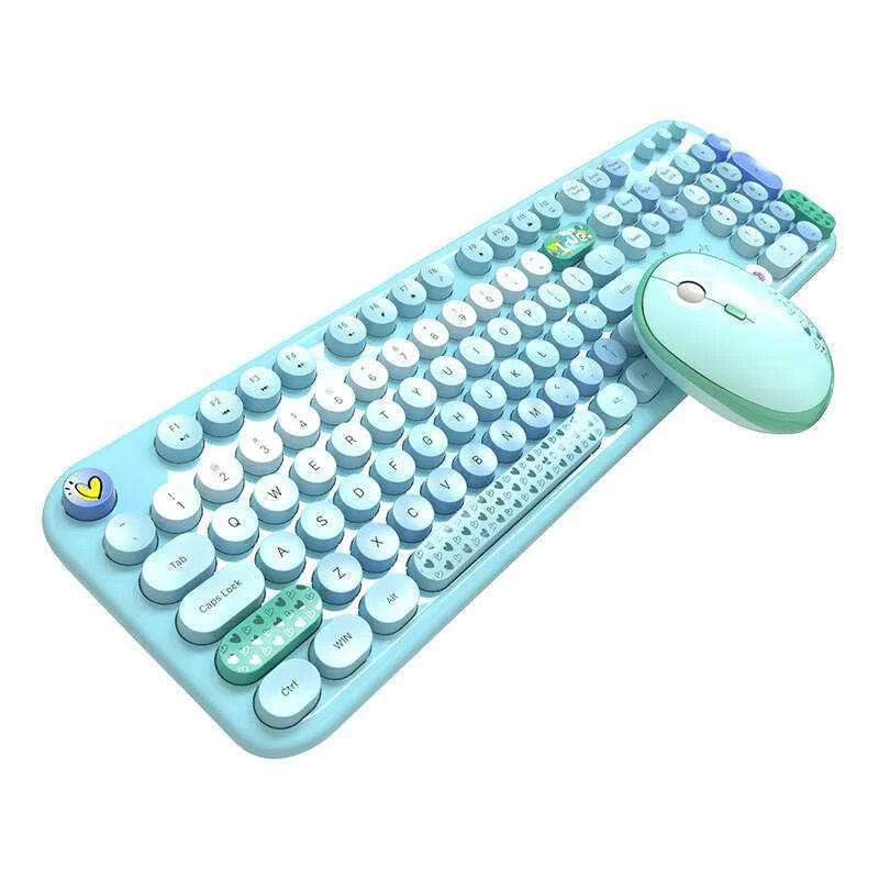 Conjunto de teclado e rato sem fios Mofii Lovely .