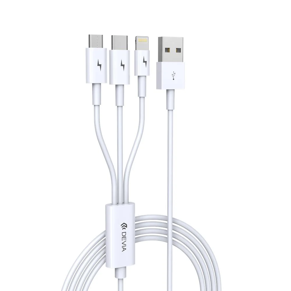 Devia Cable 3in1 Smart Ec141 Usb - Lightning + Us