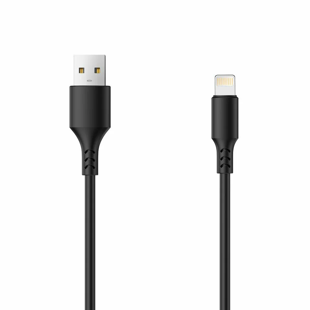 Setty Cabo Usb - Lightning 3,0 M 2a Preto Novo